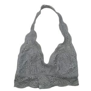 Aerie grey lace bra size XS